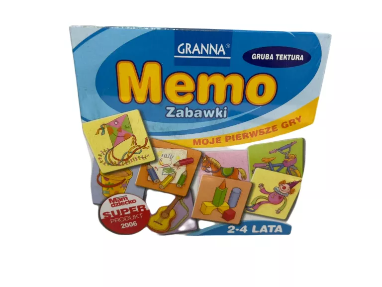 GRANNA: MOJE PIERWSZE GRY - MEMO ZABAWKI