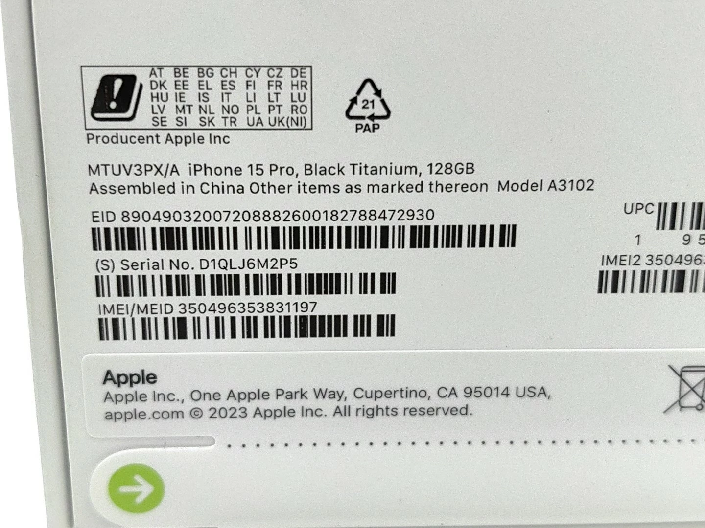 apple-iphone-15-pro-128gb-black-czarny-gwarancja-ean-gtin-0195949018497