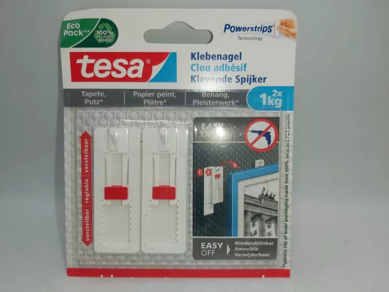 GWÓŹDŻ SAMOPRZYLEPNY TESA 2 SZT POWERSTRIPS