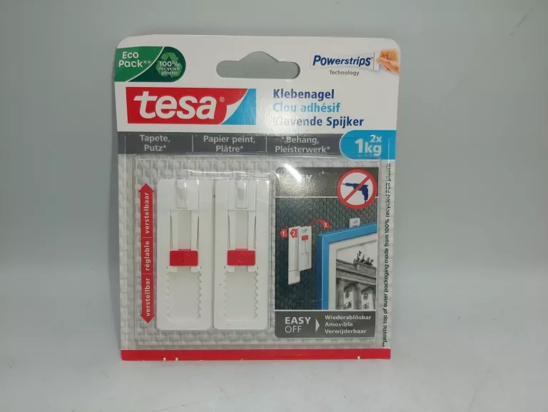 GWÓŹDŻ SAMOPRZYLEPNY TESA 2 SZT POWERSTRIPS