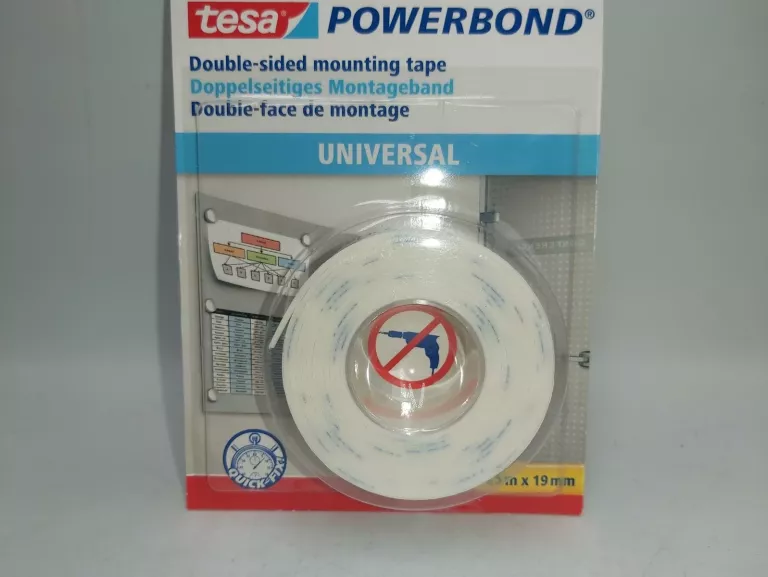 TAŚMA KLEJĄCA POWERBOND TESA 1,5M X 19 MM