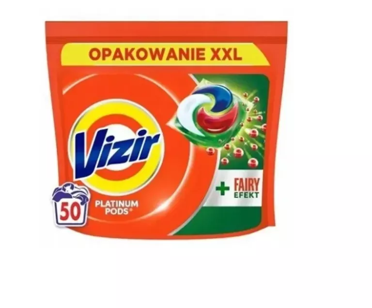 VIZIR PLATINUM PODS + FAIRY EFFECT KAPSUŁKI DO PRANIA, 50 PRAŃ