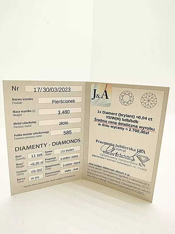 olsniewajacy-zloty-pierscionek-z-brylantem-022ct-ean-gtin-5905868206142