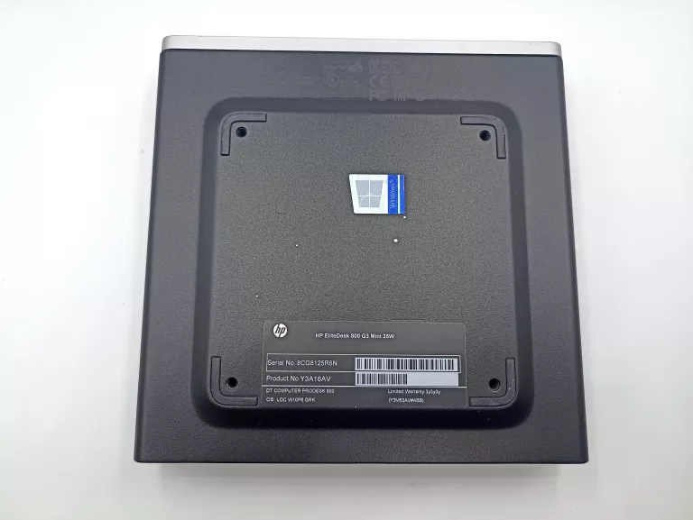 KOMPUTER PC HP ELITEDESK 800 G3 MINI 35W I7-6700T SSD128GB 8GB/2133MHZ W11