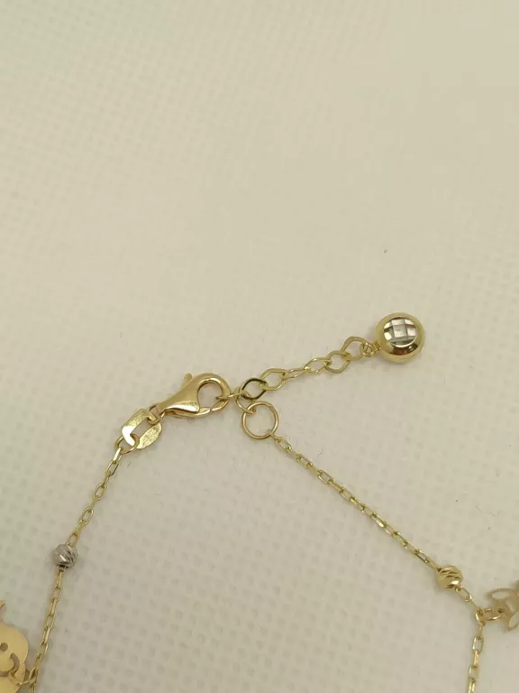 ZŁOTA BRANSOLETKA 2,10 GRAM PRÓBY 585 DŁ: 20 CM