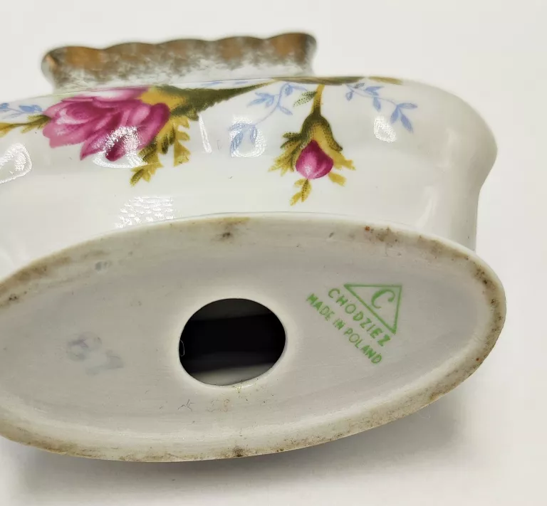 SERWETNIK PORCELANA CHODZIEŻ KWIATY