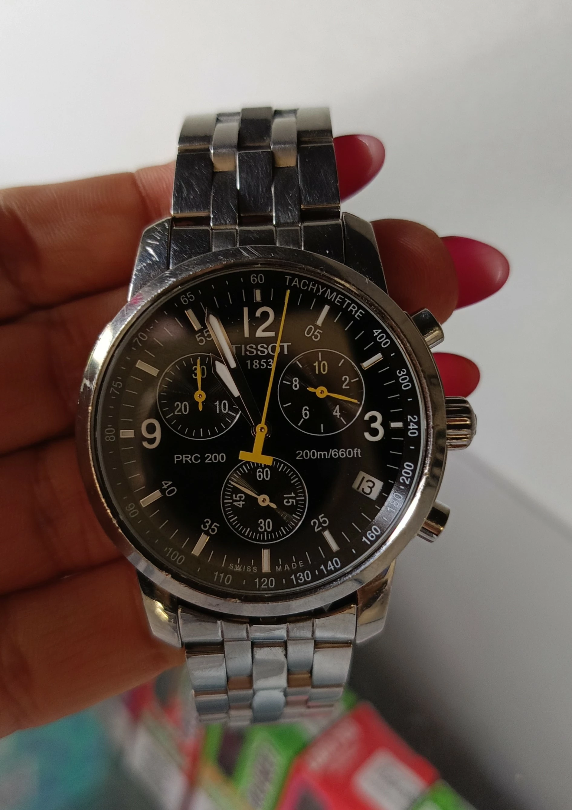 zegarek-tissot-t461-na-bransolecie-stan-uzywany