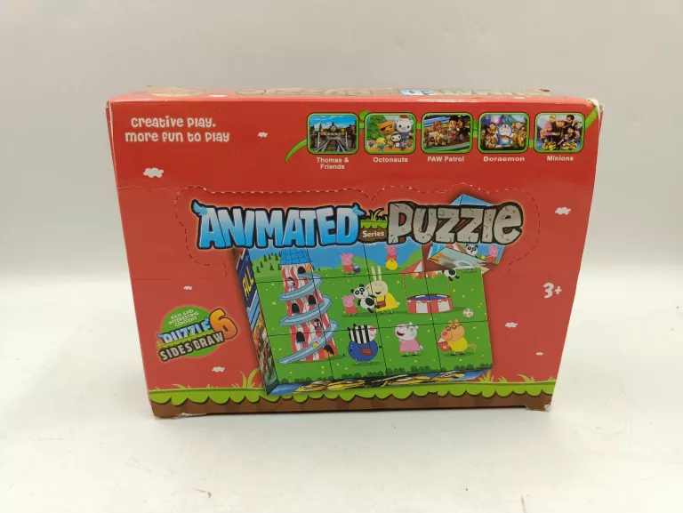 KOMPLET ZABAWEK FLAMING, MYSZKA MINI + PUZZLE GRATIS
