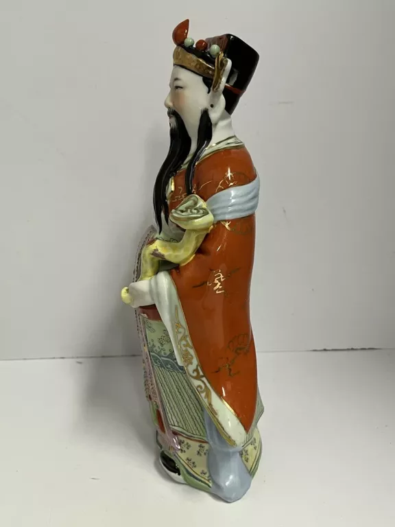 FIGURKA DUŻA CHIŃCZYK PORCELANA 30CM POLECAM