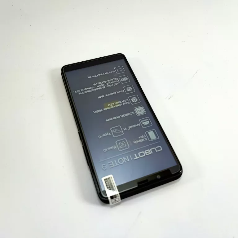 SMARTFON CUBOT NOTE 9 3 GB / 32 GB 4G (LTE) CZARNY