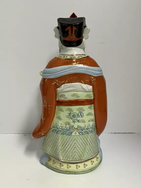 FIGURKA DUŻA CHIŃCZYK PORCELANA 30CM POLECAM