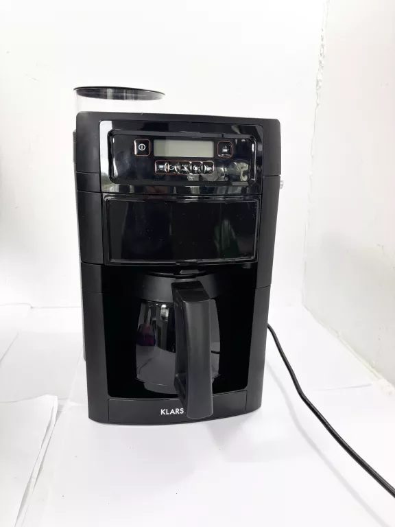 EKSPRES PRZELEWOWY DO KAWY Z MŁYNKIEM KLARSTEIN 1000W 1,25 L CZARNY