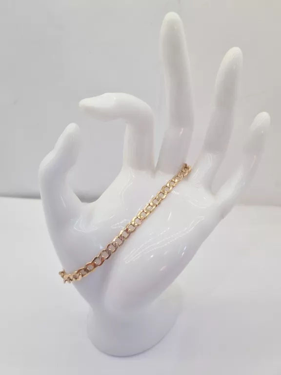 zlota-meska-bransoleta-585-21cm-385g-stan-uzywany