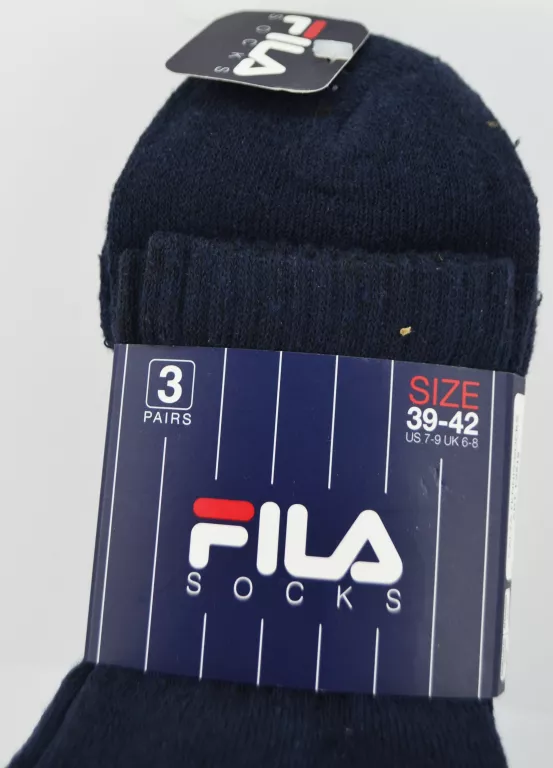 SKARPETKI FILA DŁUGIE CZARNE 39--42