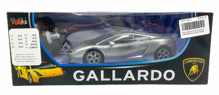SAMOCHÓD KINSMART LAMBORGHINI AVENTADOR LP700-4 1:38 SZARY