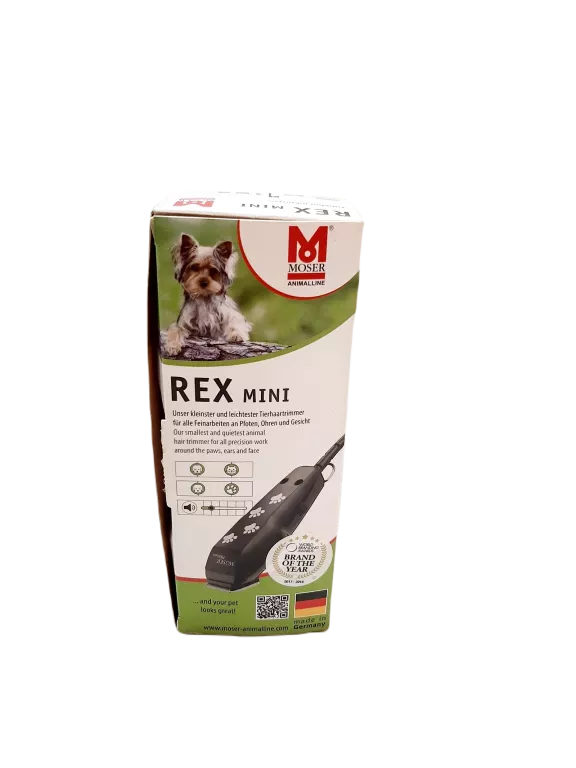 MOSER MASZYNKA REX MINI - TRYMER SIECIOWY, WYKOŃCZENIOWY Z OSTRZEM 0,3 MM