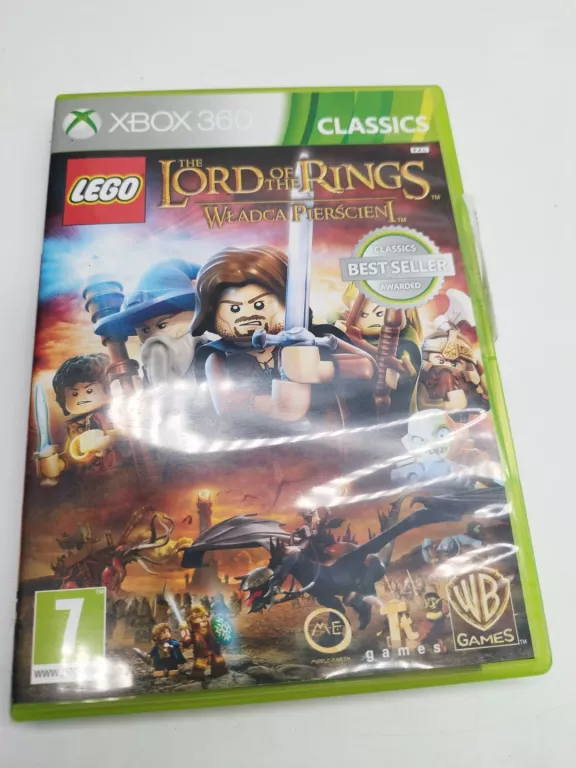 GRA XBOX 360 LEGO LORD OF THE RINGS WŁADCA PIERŚCIENI