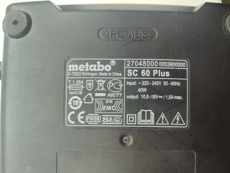 WKRĘTARKA METABO + AKUMULATOR+ ŁADOWARKA