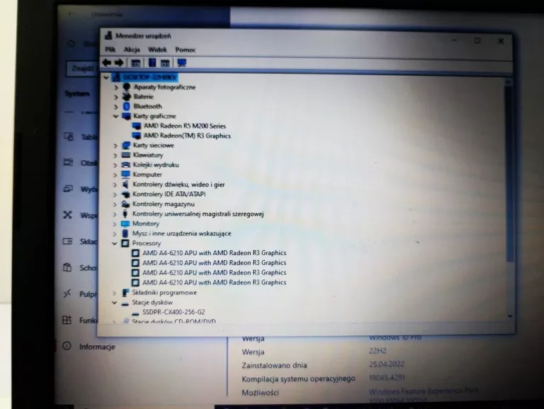 LAPTOP HP 355 G2