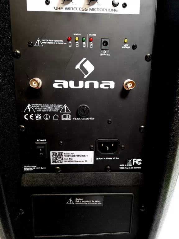 GŁOŚNIK AUNA STREETSTAR 15