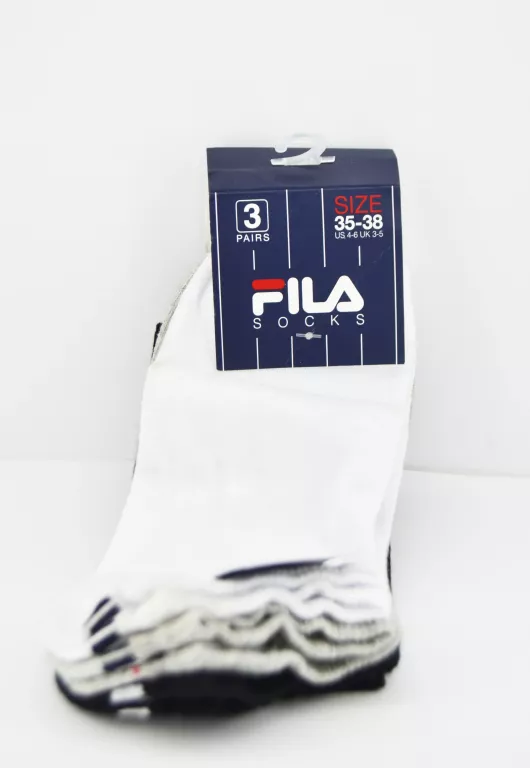 FILA SKARPETY MĘSKIE ZAKOSTKI 3PAK 35-38 3 KOLOR
