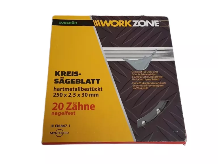 TARCZA DO PIŁY STOŁOWEJ WORKZONE 250 MM 20