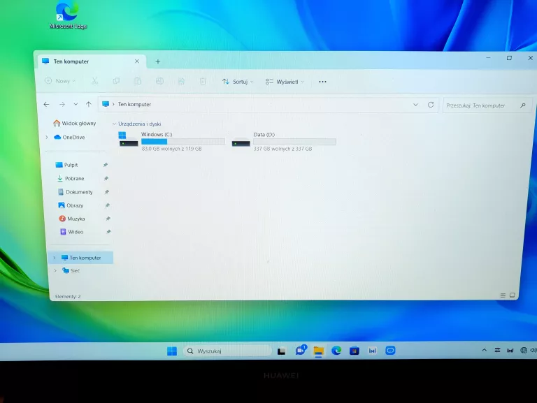 LAPTOP HUAWEI MATEBOOK D15 15,6 " INTEL CORE I5 8 GB / 512 GB SREBRNY