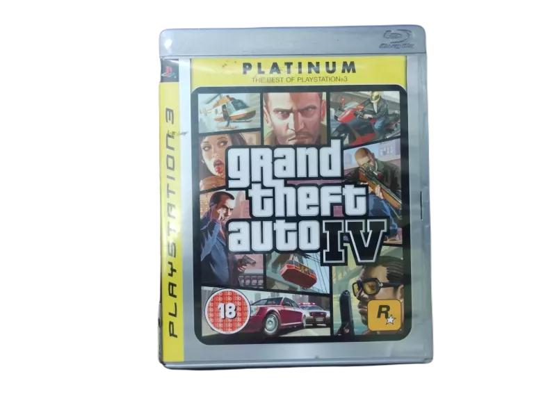 GRA GTA 4 GRAND THEFT AUTO IV PLATINUM PS3