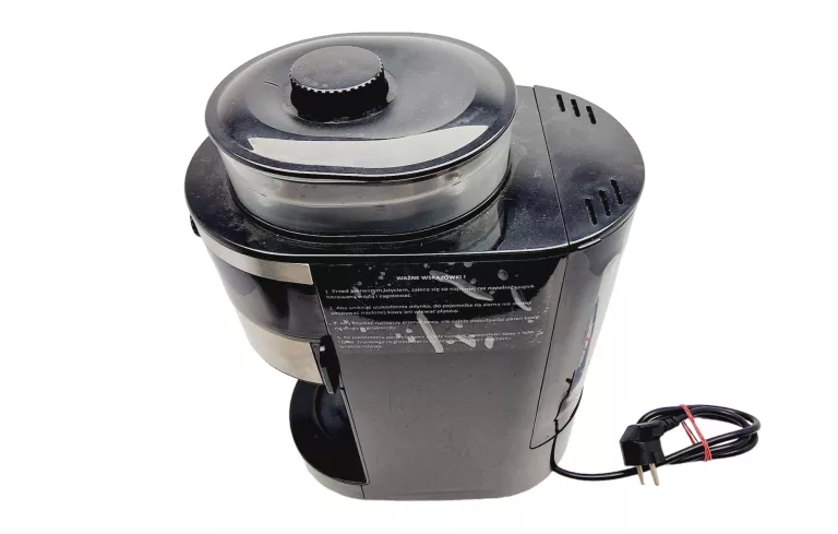 EKSPRES PRZELEWOWY DO KAWY Z MŁYNKIEM AMICA CD4011 CZARNY 750W