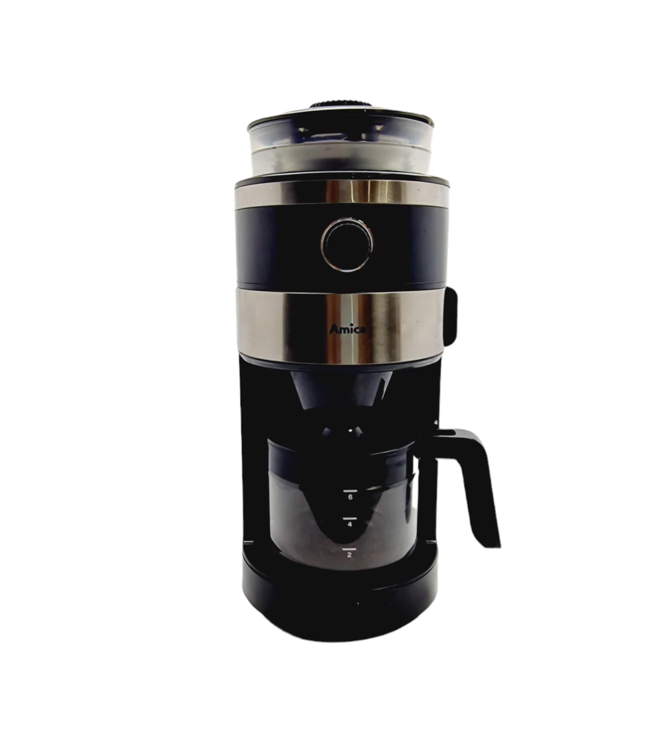 ekspres-przelewowy-do-kawy-z-mlynkiem-amica-cd4011-czarny-750w-stan-uzywany