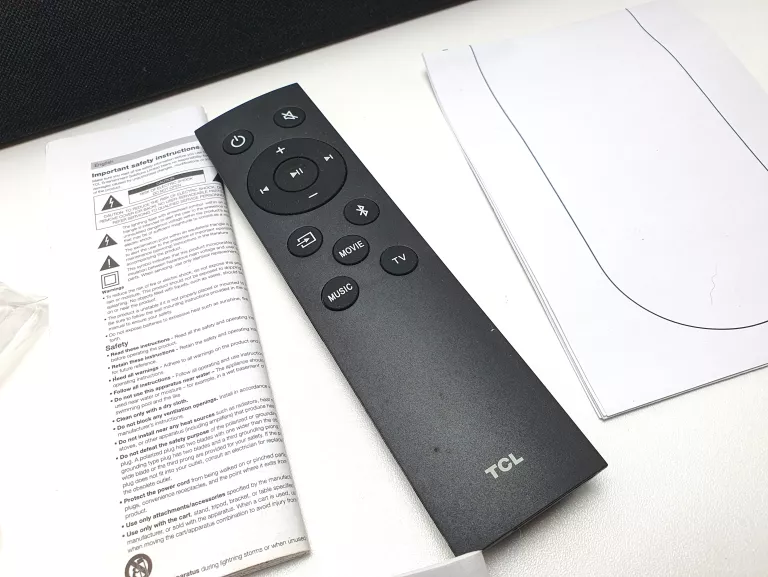 SOUNDBAR TCL TS6100 PILOT INSTRUKCJA