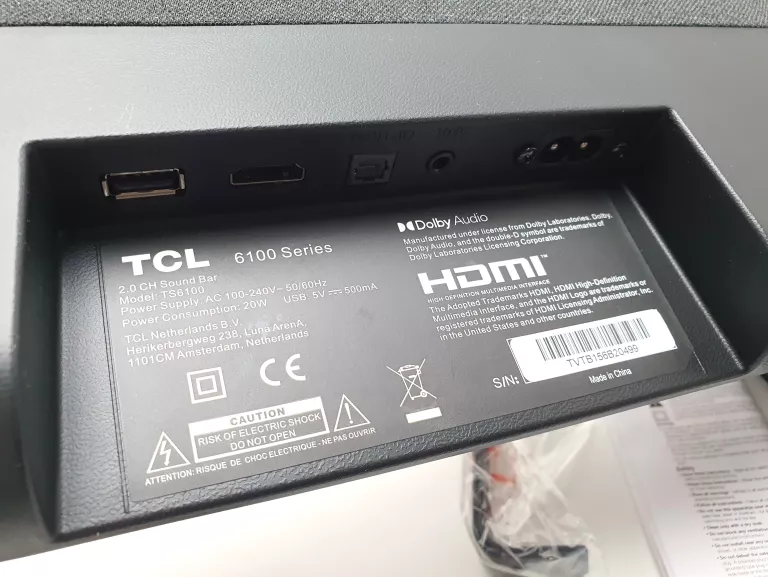 SOUNDBAR TCL TS6100 PILOT INSTRUKCJA