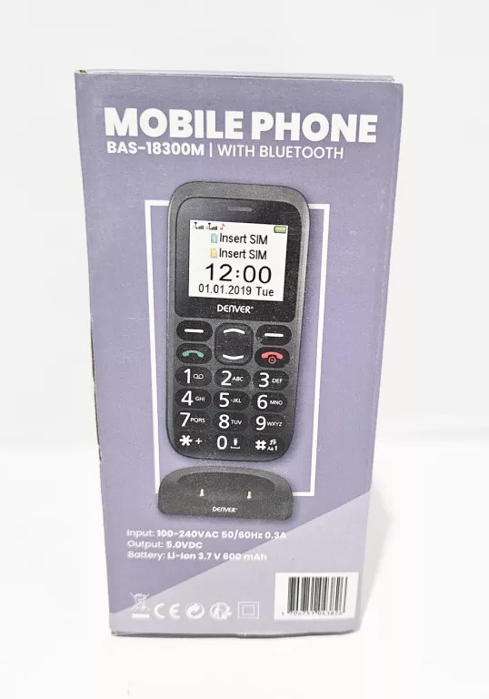 TELEFON DLA SENIORA DENVER BAS-18300M WITH BLUETOOTH