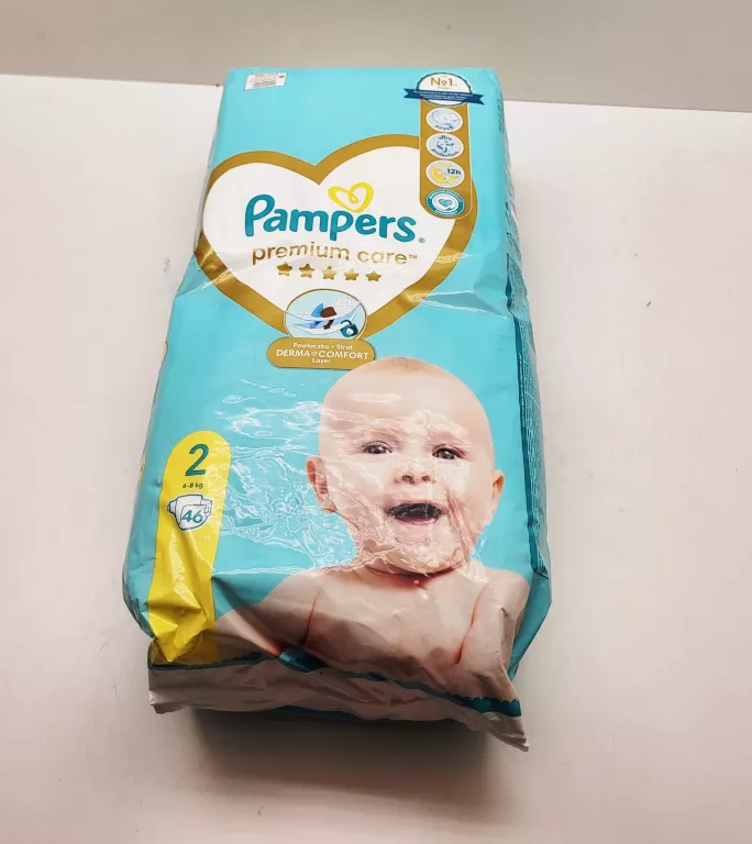 PIELUSZKI PAMPERS PREMIUM CARE ROZMIAR 2 (4-8KG) 46 SZT.