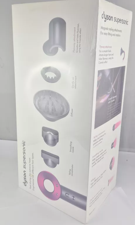 SUSZARKA DYSON SUPERSONIC + CAŁY KOMPLET