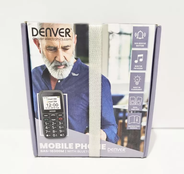 TELEFON DLA SENIORA DENVER BAS-18300M WITH BLUETOOTH