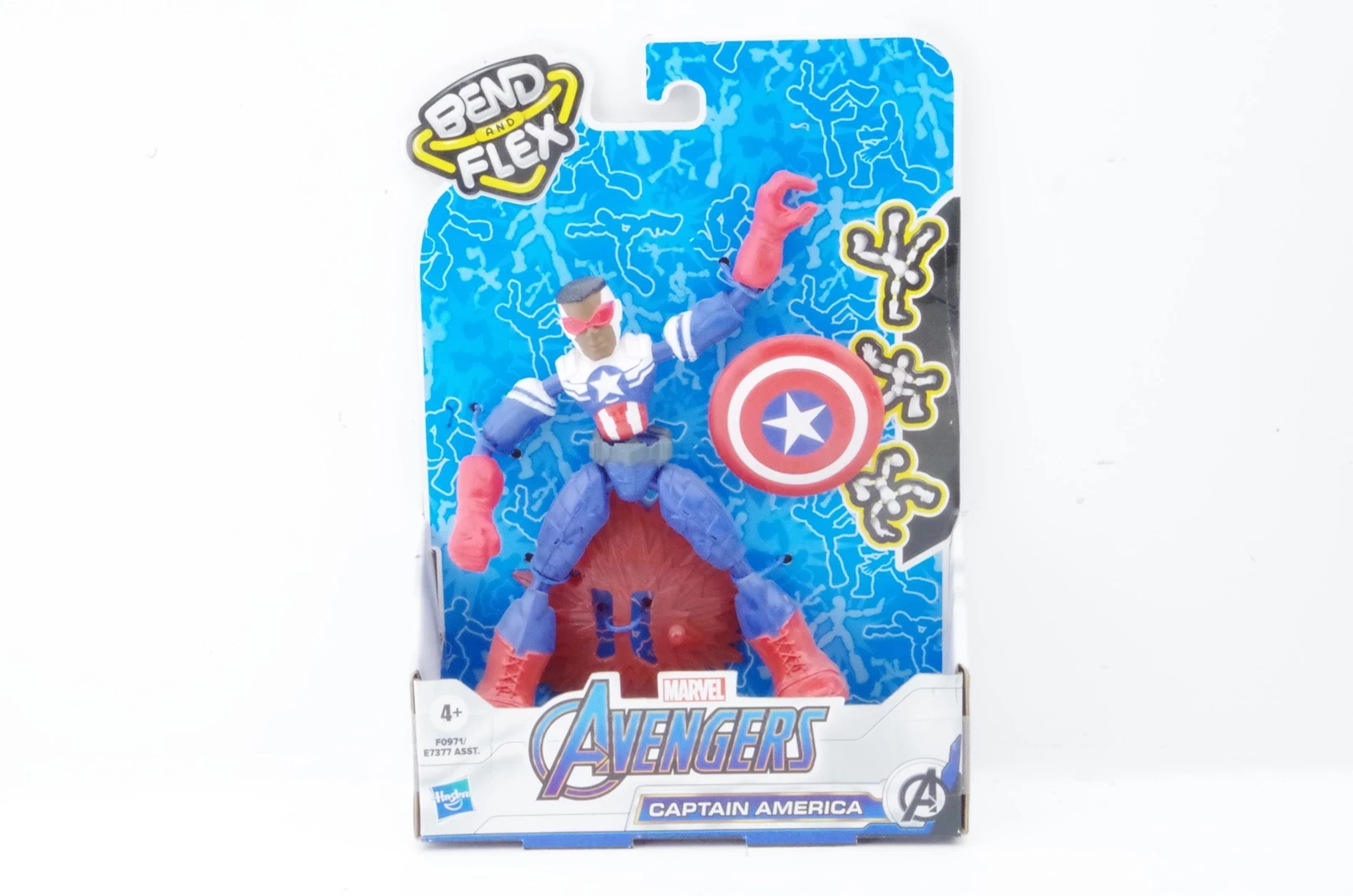 wspaniala-figurka-hasbro-bend-and-flex-kapitan-ameryka-stan-idealny-hallera-53-wroclaw