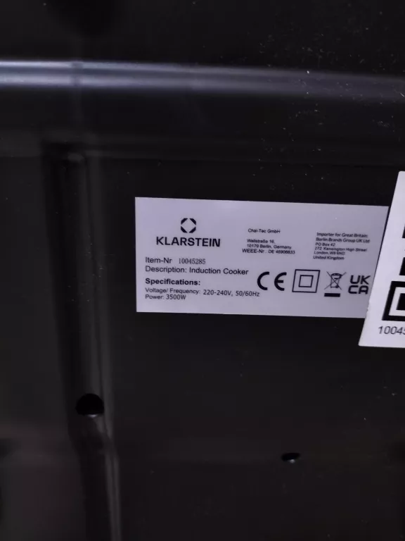 PŁYTA INDUKCYJNA KLARSTEIN 3500W