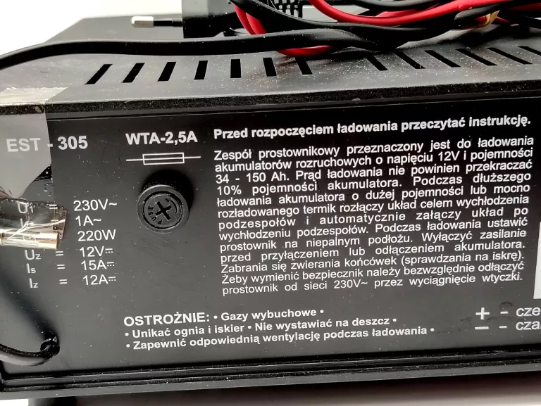 PROSTOWNIK STEF-POL EST-305 15A 12V