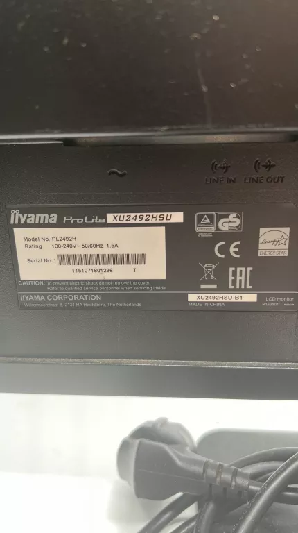 MONITOR IIYAMA XU2492HSU