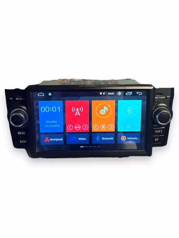 RADIO SAMOCHODOWE 2-DIN 7" 2/16GB ANDROID DO FIAT LINEA PUNTO 2007-2012