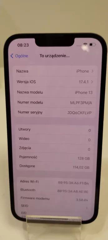 TELEFON IPHONE 13 128GB/356709143417422 Z ORANGE