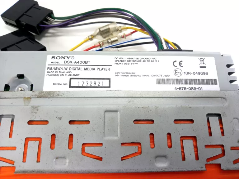 RADIO SAMOCHODOWE SONY DSX-A400BT USZKODZONE USB