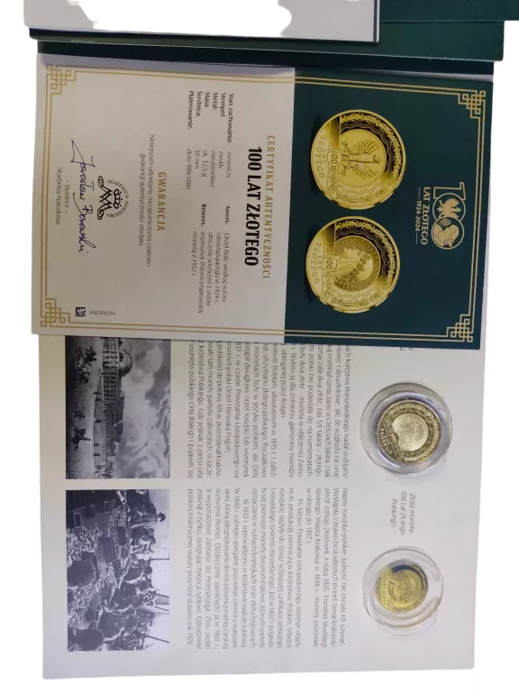 MONETY MIEDZIONIKIEL MEDAL Z REPLIKĄ MONEY POLSKIEJ POLONIA