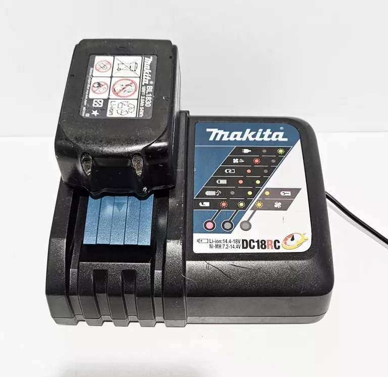 AKUMULATOR BATERIA MAKITA BL1850 18V 5AH + ŁADOWARKA DC18RC ORYGINAŁ