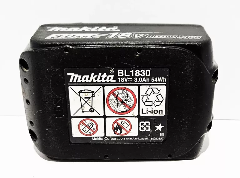 AKUMULATOR BATERIA MAKITA BL1850 18V 5AH + ŁADOWARKA DC18RC ORYGINAŁ