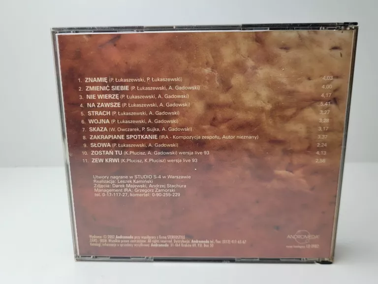 PŁYTA CD IRA ZNAMIE [BRAK 1 PŁYTY]