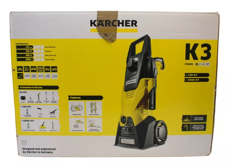 MYJKA CIŚNIENIOWA KARCHER K3 CAR & HOME T150 KOMPLET