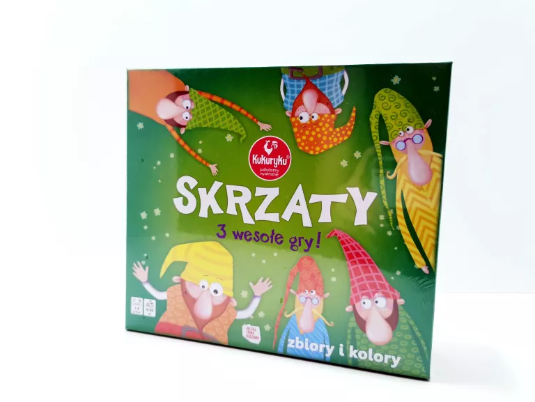 SKRZATY 3 WESOŁE GRY EDUKACYJNE GRA PLANSZOWA