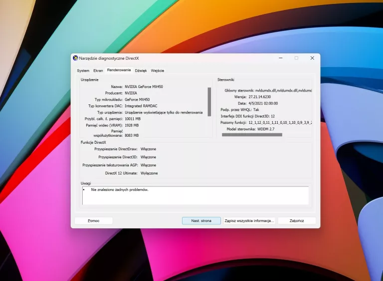 XIAOMI REDMIBOOK PRO 15 [ I7 11370H 16GB/512GB/MX450 ] BRAK ŁADOWARKI